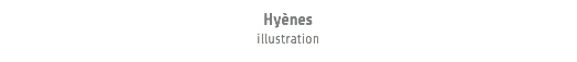 Hyènes illustration